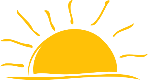 Eine Sonne steht symbolisch für die Workshops der Sommermonate.